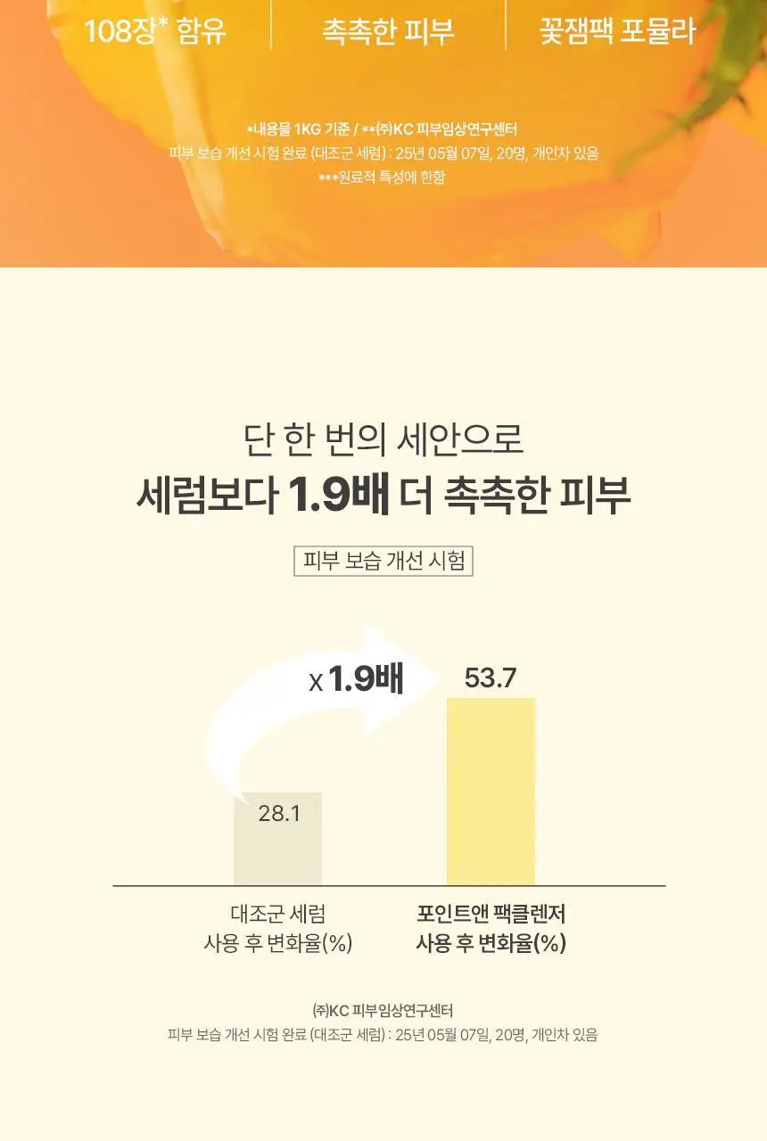 [NEW] 포인트앤 비타 로즈 세럼잼 팩클렌저 100g 상세페이지 6